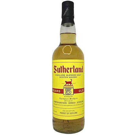 Sutherland Blended Malt 5 Year Old Thompson Bros - Milroy's of Soho - Whisky