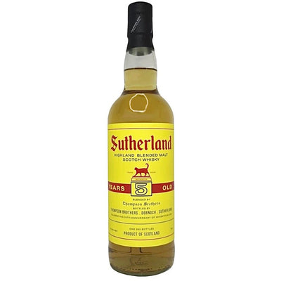 Sutherland Blended Malt 5 Year Old Thompson Bros - Milroy's of Soho - Whisky