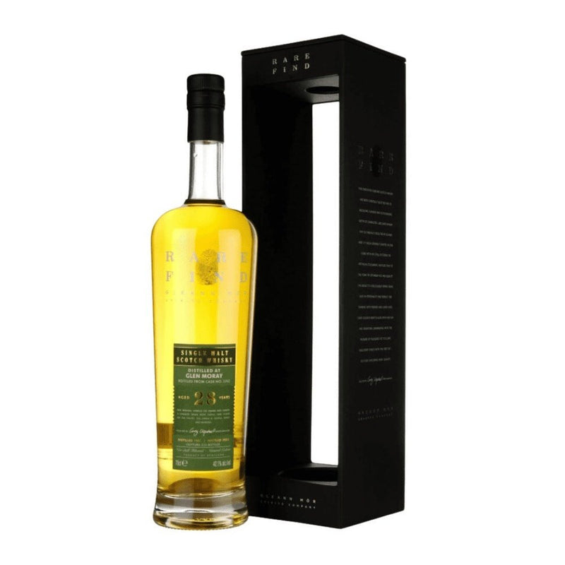 Glen Moray 28 Year Old Rare Find 42.1% - Milroy&