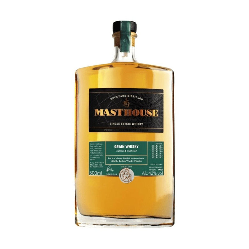 Masthouse Single Grain Whisky 42% 50cl - Milroy&