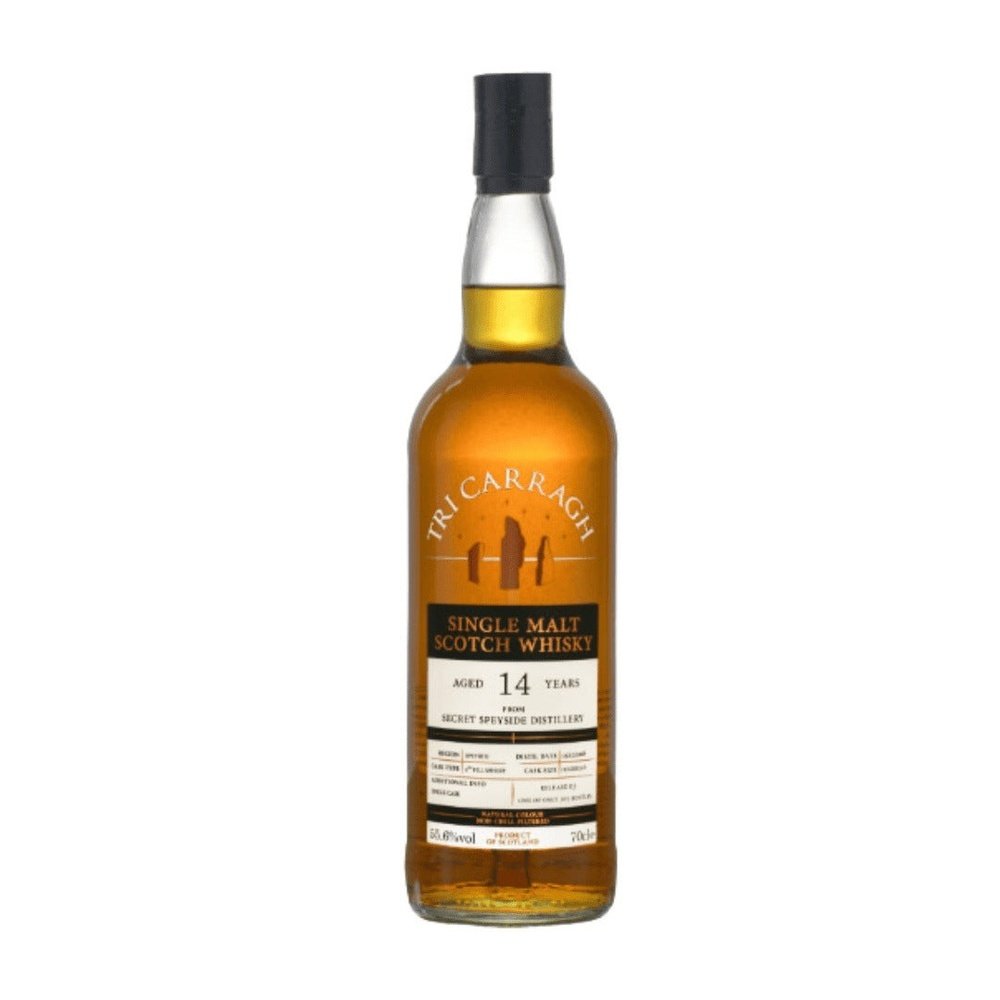 Secret Speyside 14 Year Old Tri Carragh 55.6% 70cl - Milroy's of Soho - Scotch Whisky