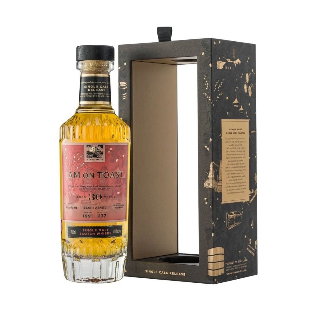 Blair Athol 30 Year Old 1991 Wemyss Malt Jam On Toast - Milroy's of Soho - Whisky