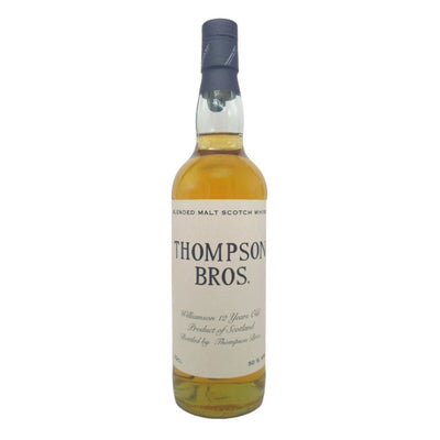 Williamson Blended Malt 12 Year Old Thompson Bros 50% - Milroy's of Soho - Whisky