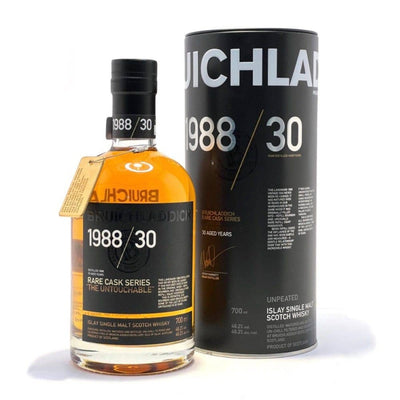 Bruichladdich 30 Year Old Rare Cask The Untouchable - Milroy's of Soho