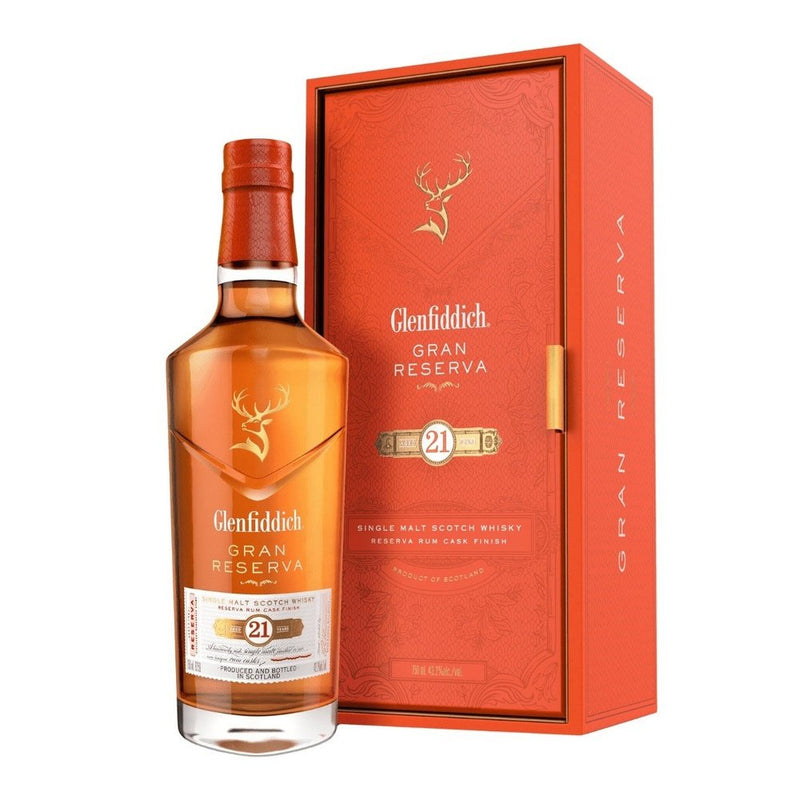 Glenfiddich 21 Year Old Gran Reserva Rum Cask Finish 40% 70cl - Milroy&