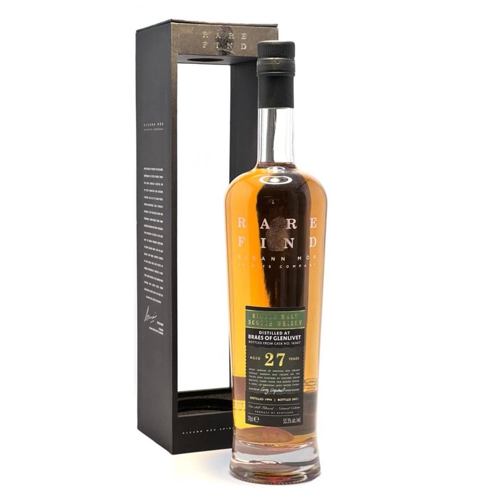 Braes of Glenlivet 27 Year Old Rare Find - Milroy's of Soho