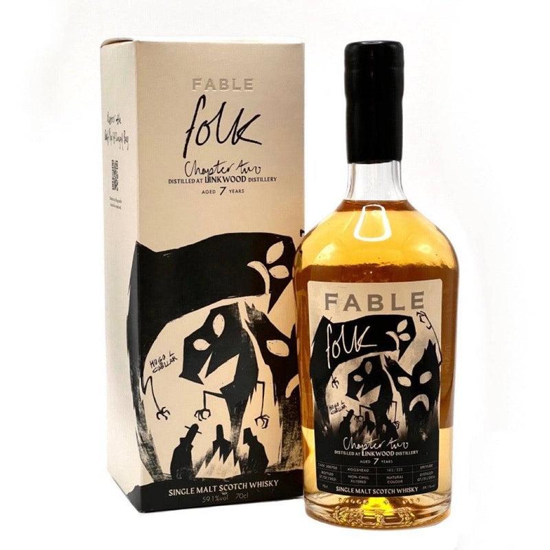 Linkwood 7 Year Old Fable Whisky - Milroy&