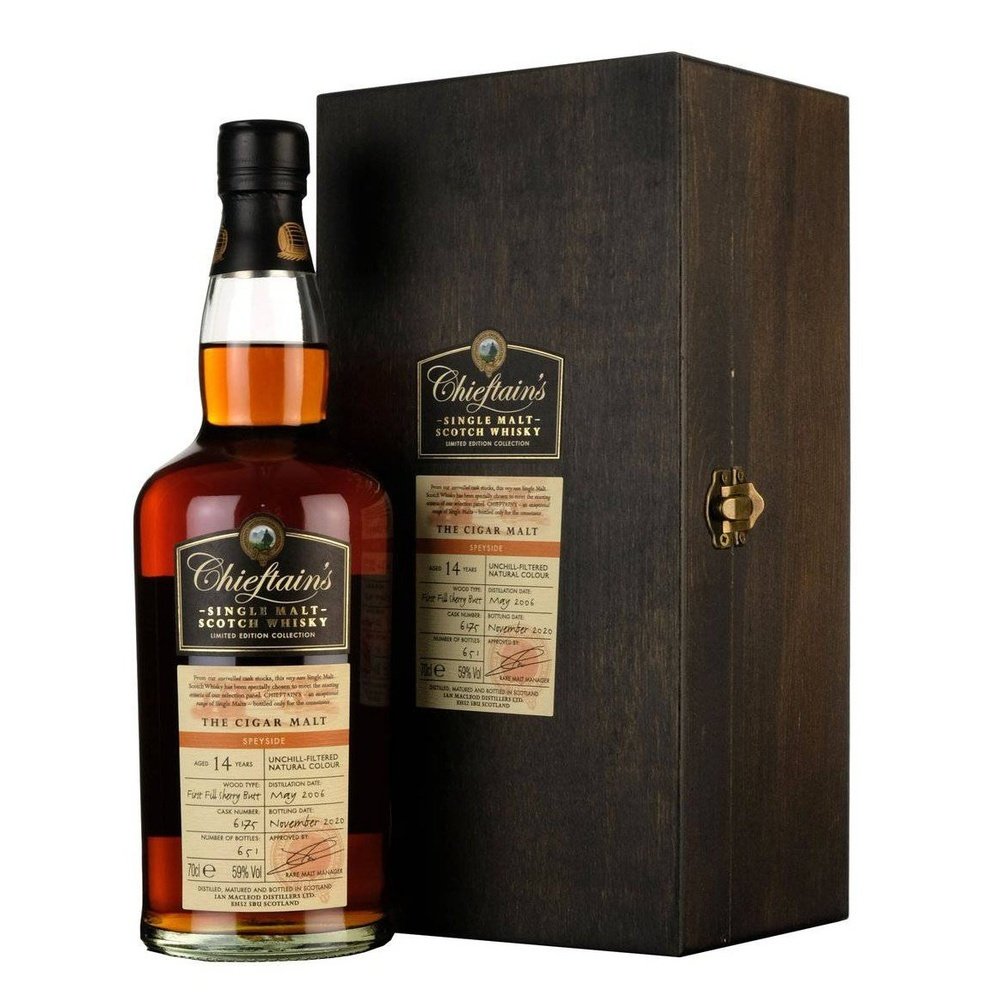 Chieftan's The Cigar Malt 14 Year Old - Milroy's of Soho