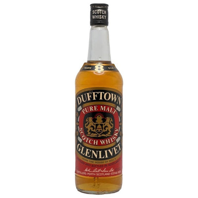 Dufftown Glenlivet 8 Year Old 40% - Milroy's of Soho - Whisky