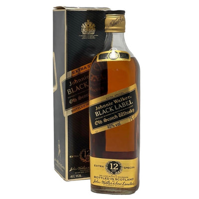 Johnnie Walker Black Label 12 Year Old 1980s - Milroy's of Soho - Whisky
