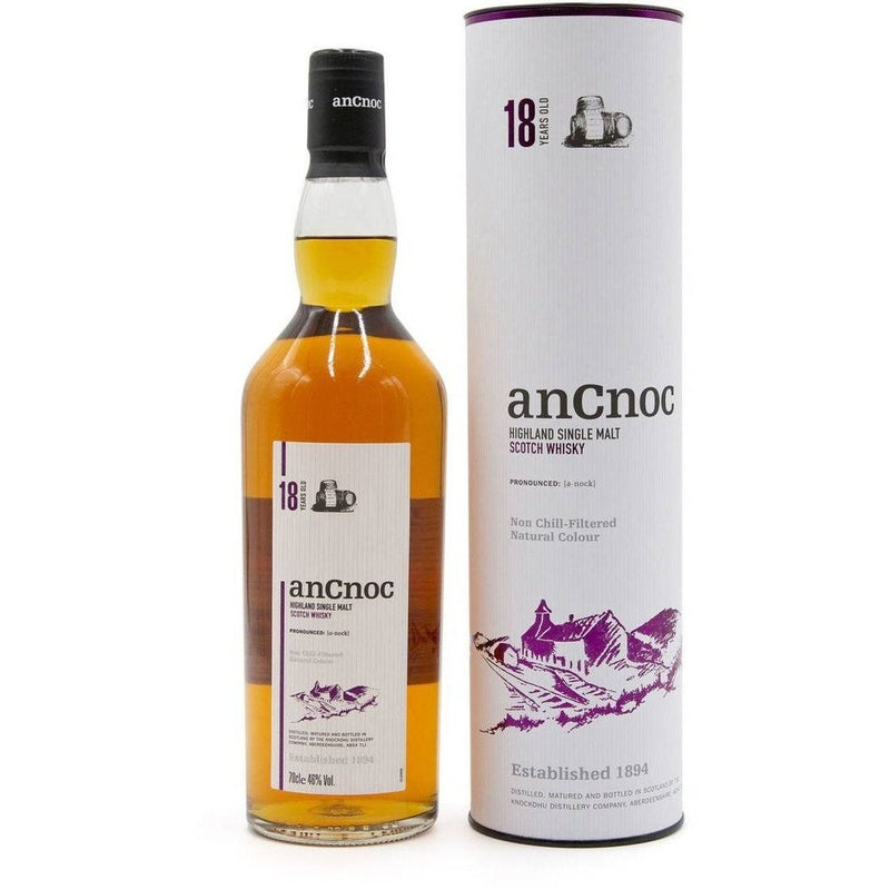 Ancnoc 18 Year Old - Milroy&