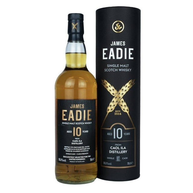 Caol Ila 10 Year Old James Eadie - Milroy's of Soho