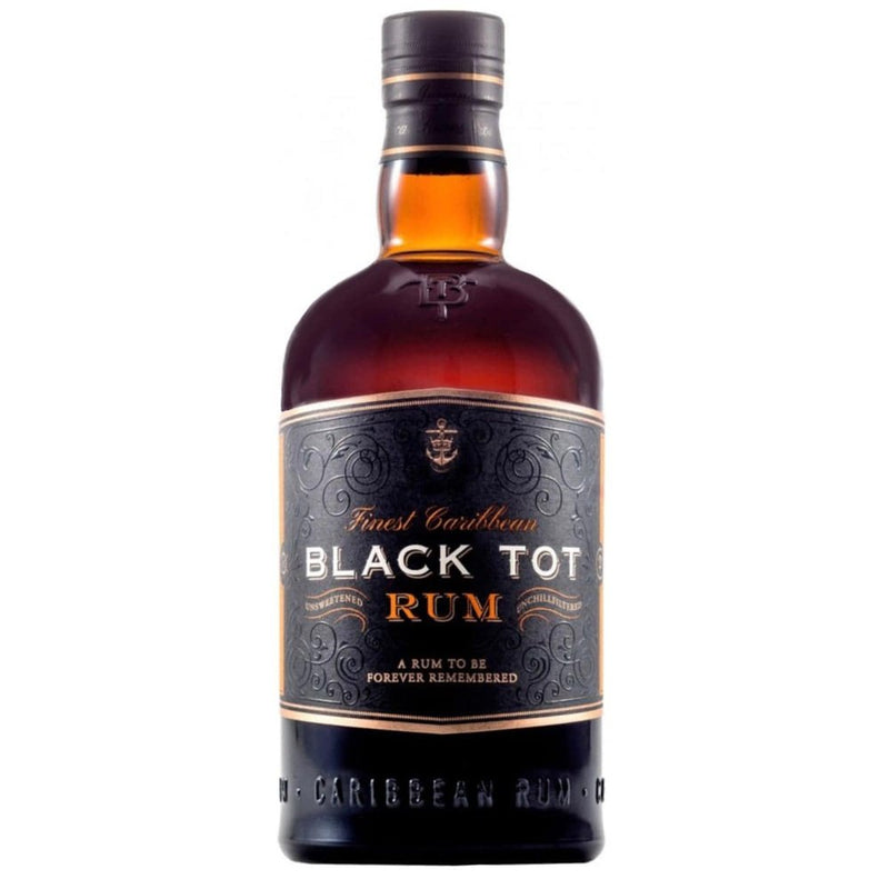 Black Tot Finest Caribbean Rum - Milroy&