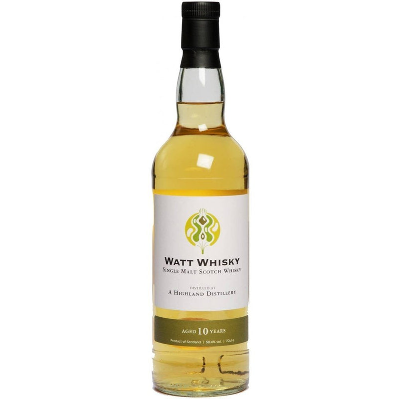 A Highland Distillery 10 Year Old Watt Whisky - Milroy&